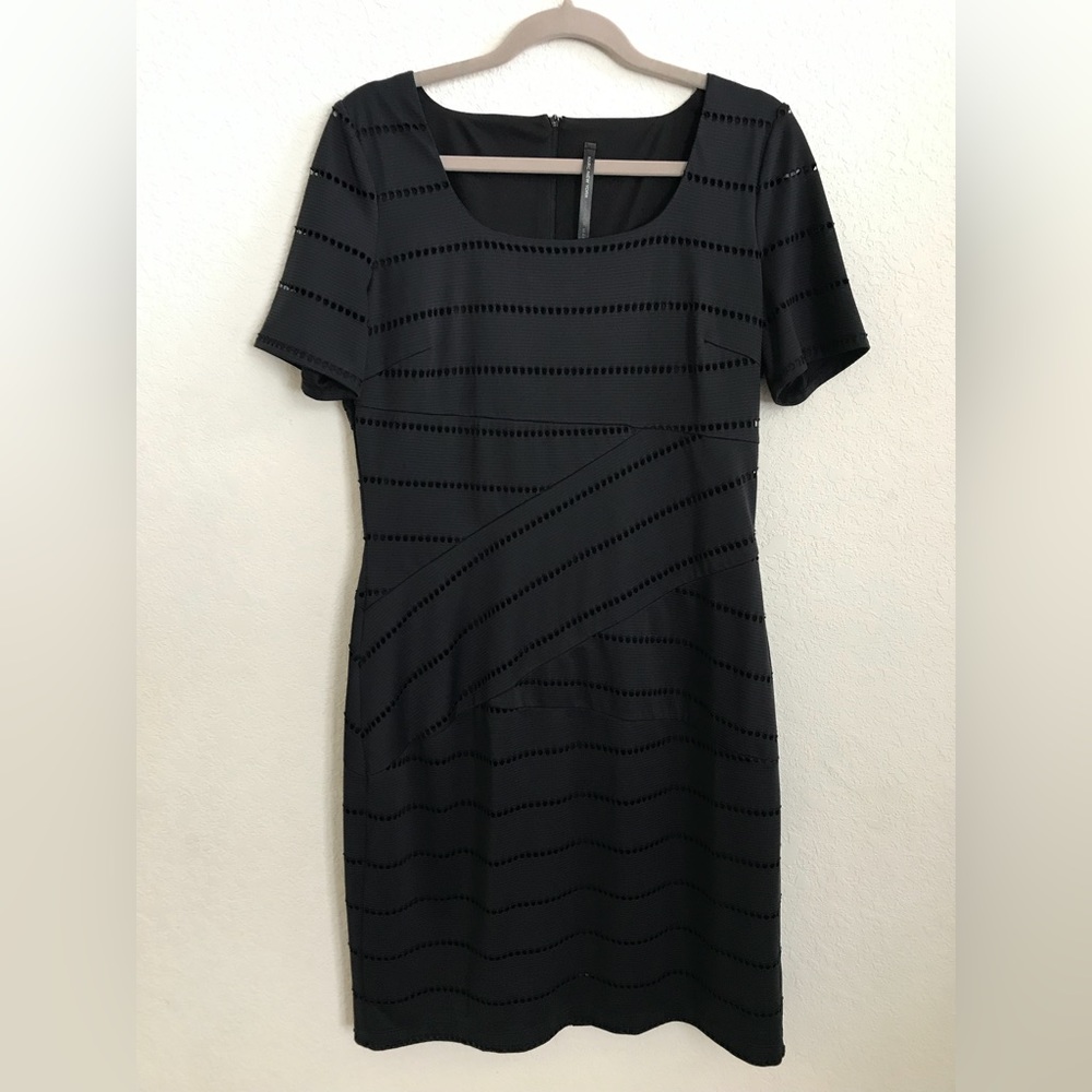 PRICE DROP: Marc New York Black Eyelet Dress
